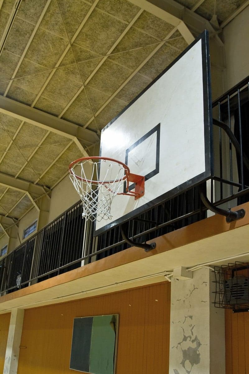 体育館のバスケットゴール